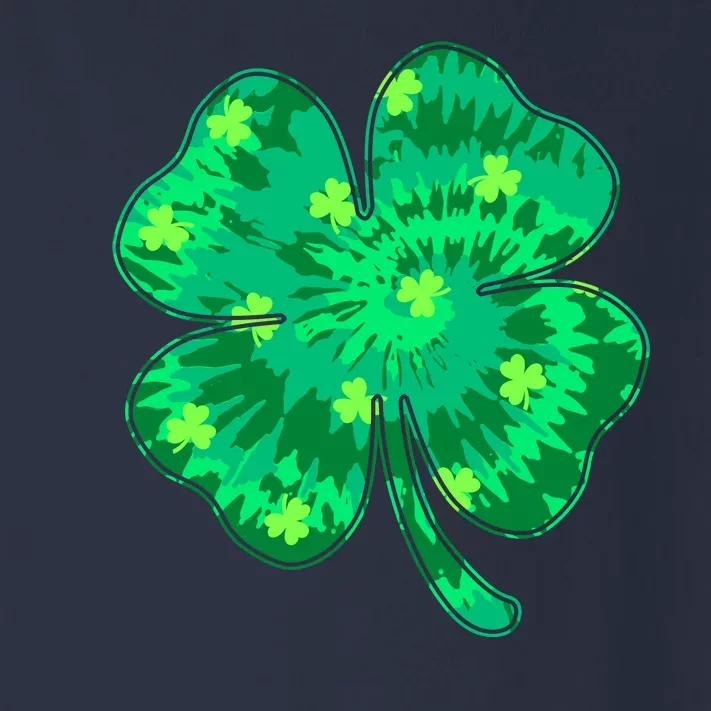 Cute St Patricks Day Tie Dye Shamrock Clover Toddler Long Sleeve Shirt