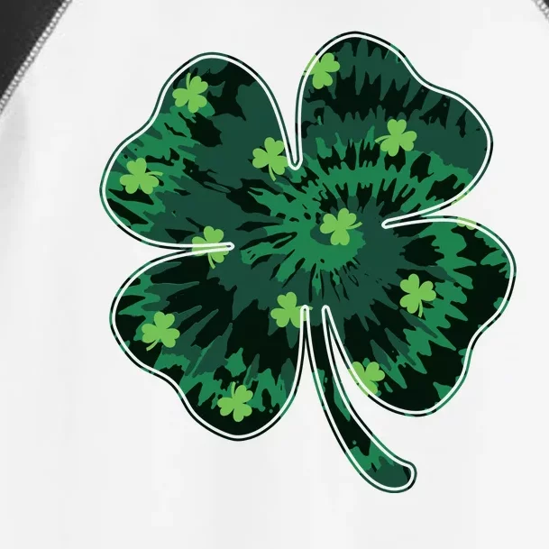 Cute St Patricks Day Tie Dye Shamrock Clover Toddler Fine Jersey T-Shirt