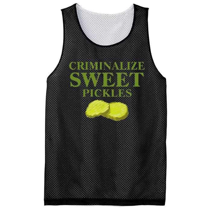 Criminalize Sweet Pickles Mesh Reversible Basketball Jersey Tank