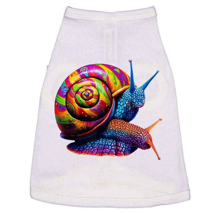 Colorful Snail Pop Art Doggie Tank