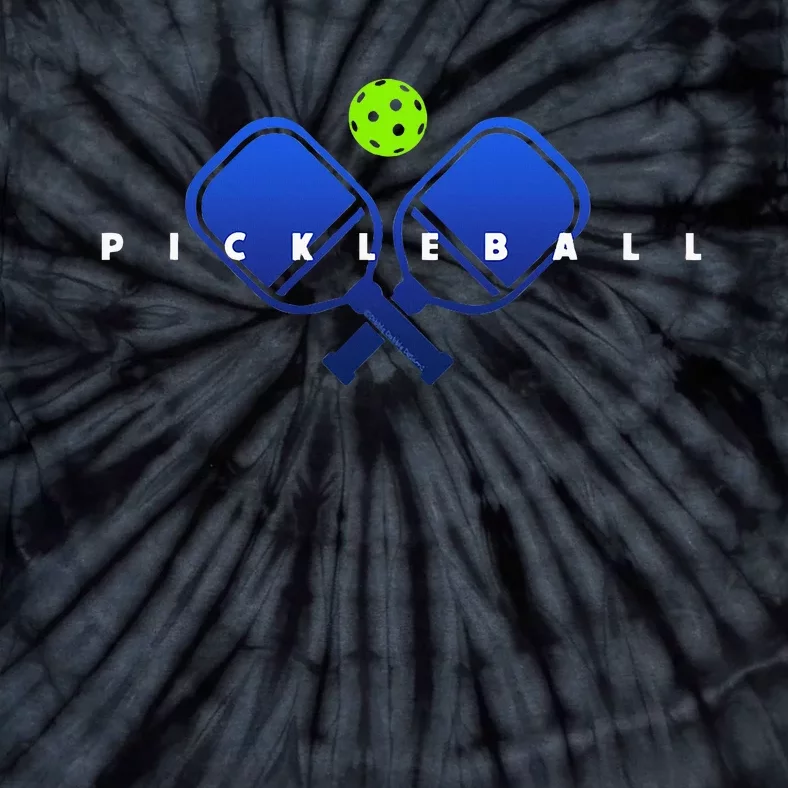 Cool Stylized Pickleball With Paddles And Ball Pickleball Tie-Dye T-Shirt