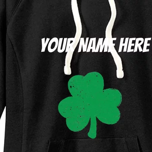 Custom St. Patrick's Day Shirt Personalized St Paddys Day TShirt Women's Fleece Hoodie