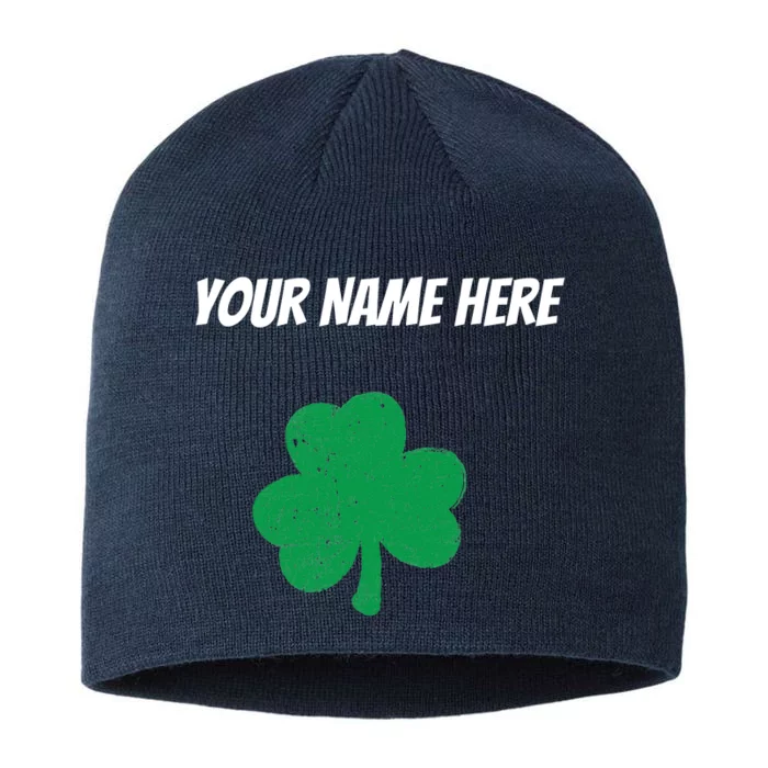 Custom St. Patrick's Day Shirt Personalized St Paddys Day TShirt 8 1/2in Sustainable Knit Beanie