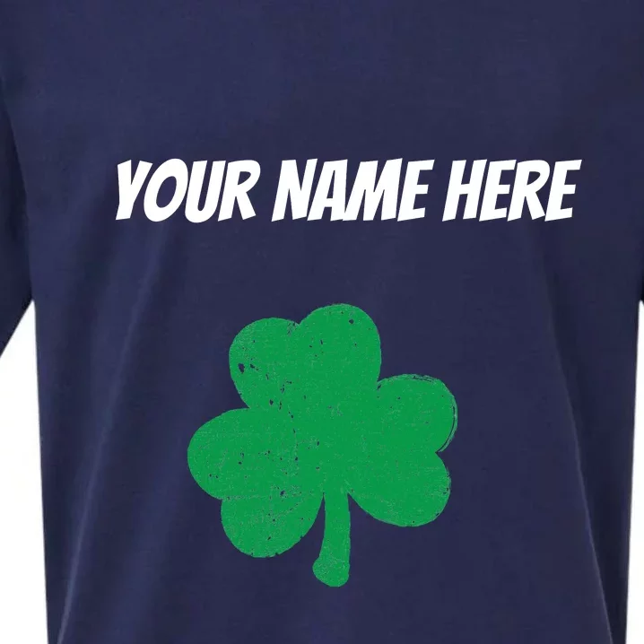 Custom St. Patrick's Day Shirt Personalized St Paddys Day TShirt Sueded Cloud Jersey T-Shirt