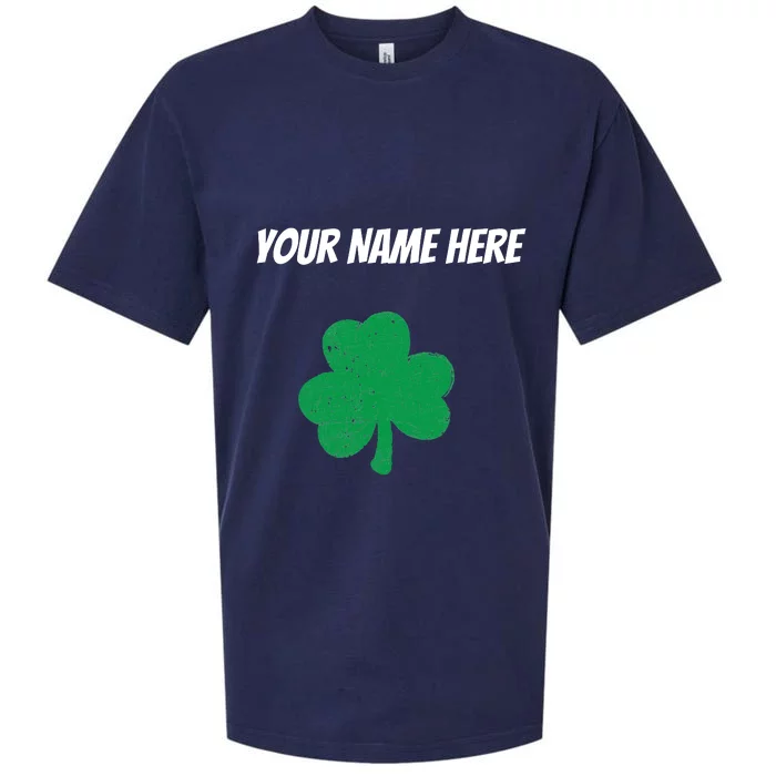 Custom St. Patrick's Day Shirt Personalized St Paddys Day TShirt Sueded Cloud Jersey T-Shirt