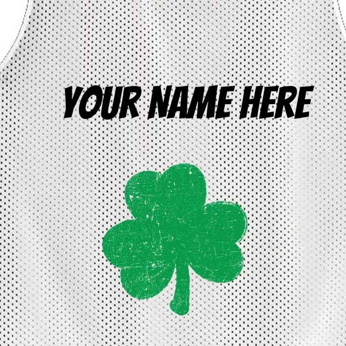 Custom St. Patrick's Day Shirt Personalized St Paddys Day TShirt Mesh Reversible Basketball Jersey Tank