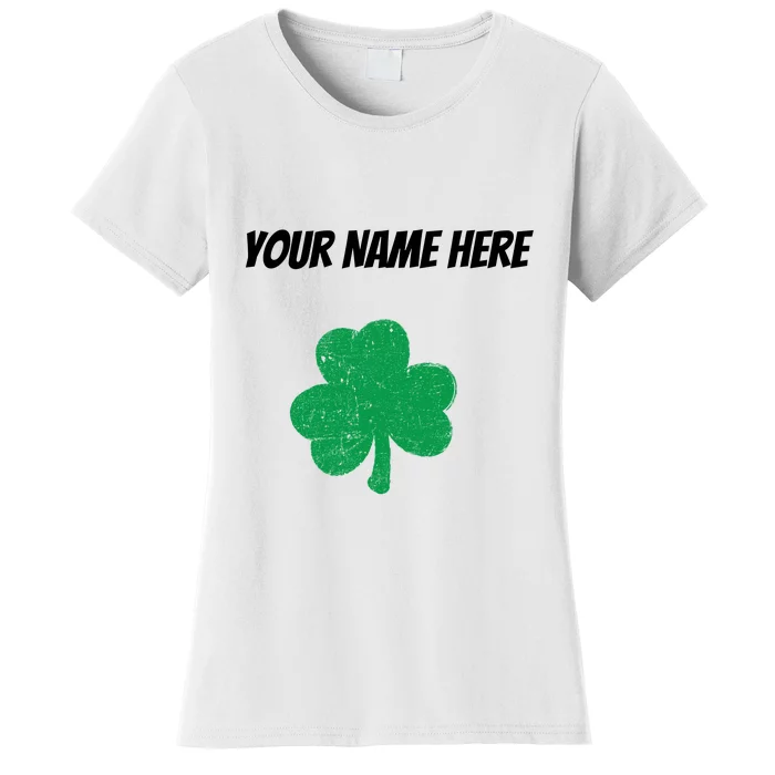 Custom St. Patrick's Day Shirt Personalized St Paddys Day TShirt Women's T-Shirt