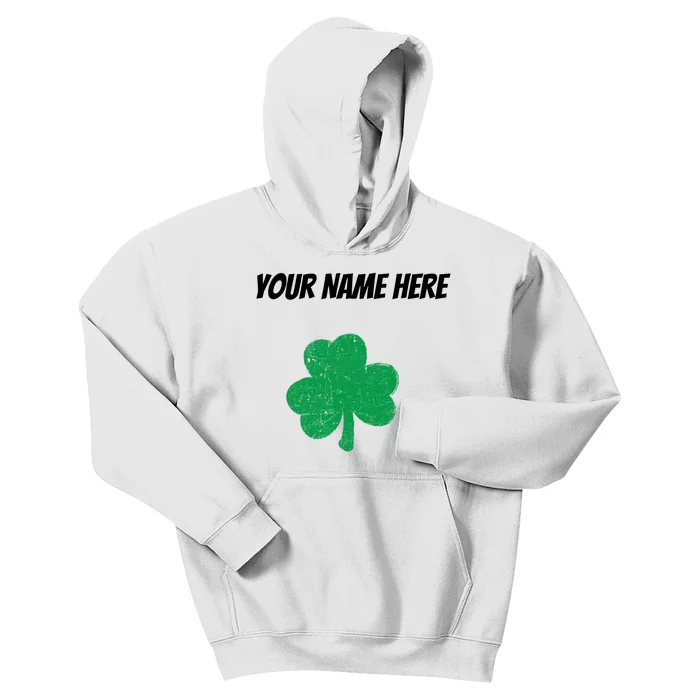 Custom St. Patrick's Day Shirt Personalized St Paddys Day TShirt Kids Hoodie