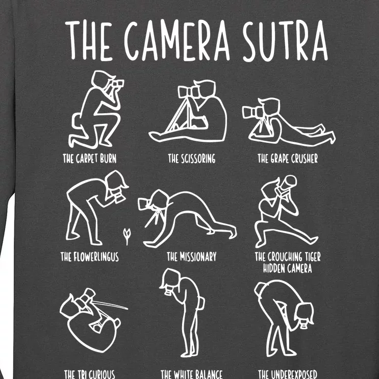 Camera Sutra Photographer Photography Tall Long Sleeve T-Shirt