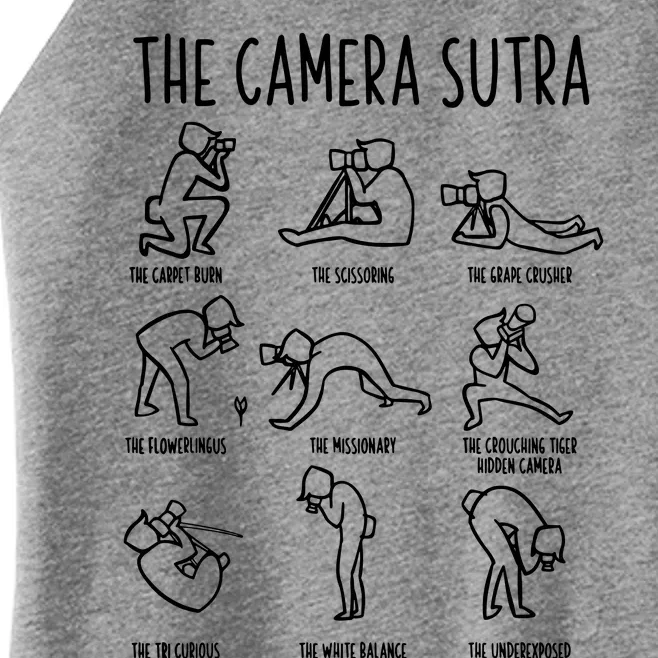 Camera Sutra Photographer Photography Women’s Perfect Tri Rocker Tank