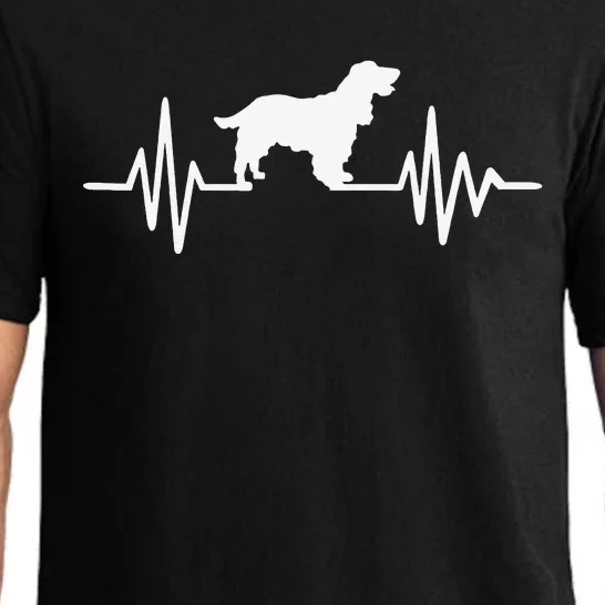 Cocker Spaniel pulse funny pet lovers Pajama Set