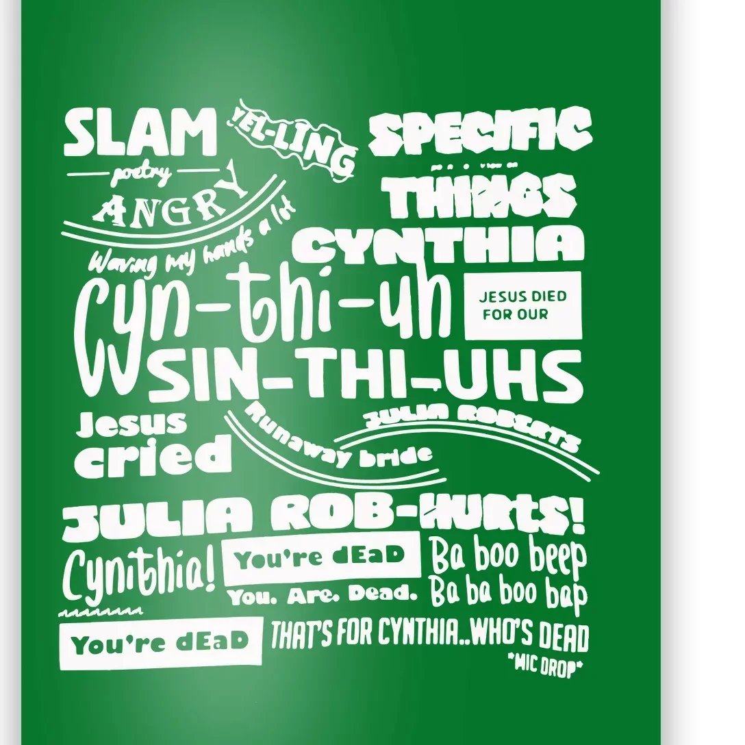 Cynthia Slam Poetry Poster