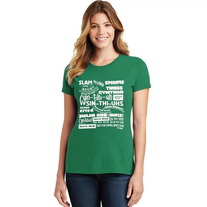 Cynthia Slam Poetry Women's T-Shirt