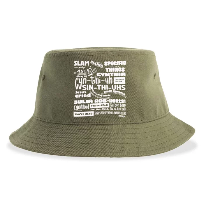 Cynthia Slam Poetry Sustainable Bucket Hat