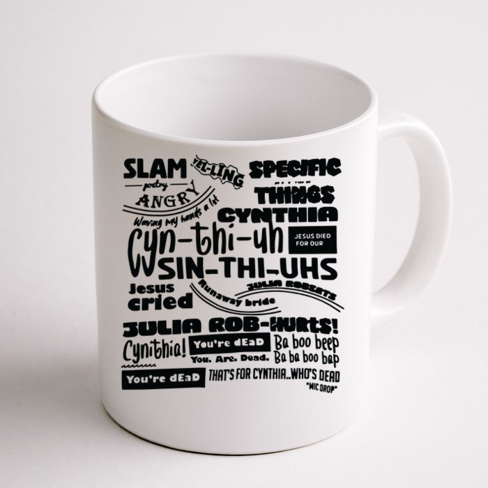 Cynthia Slam Poetry Front & Back Coffee Mug