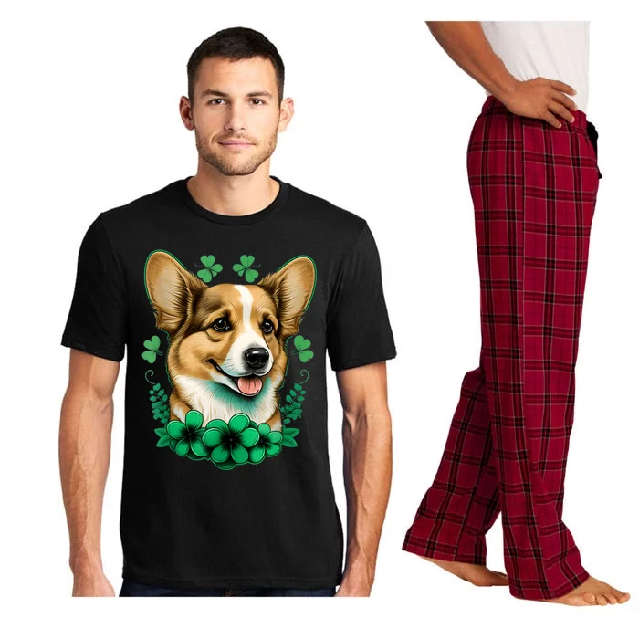 Corgi St. Patricks Day: Fun For Corgi And Irish Lovers Pajama Set