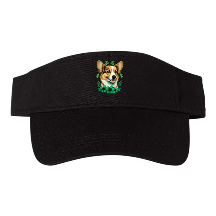 Corgi St. Patricks Day: Fun For Corgi And Irish Lovers Valucap Bio-Washed Visor