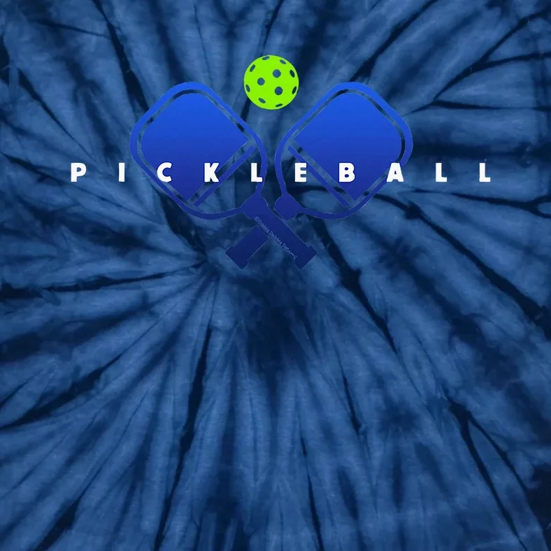 Cool Stylized Pickleball With Paddles And Ball Pickleball Tie-Dye T-Shirt