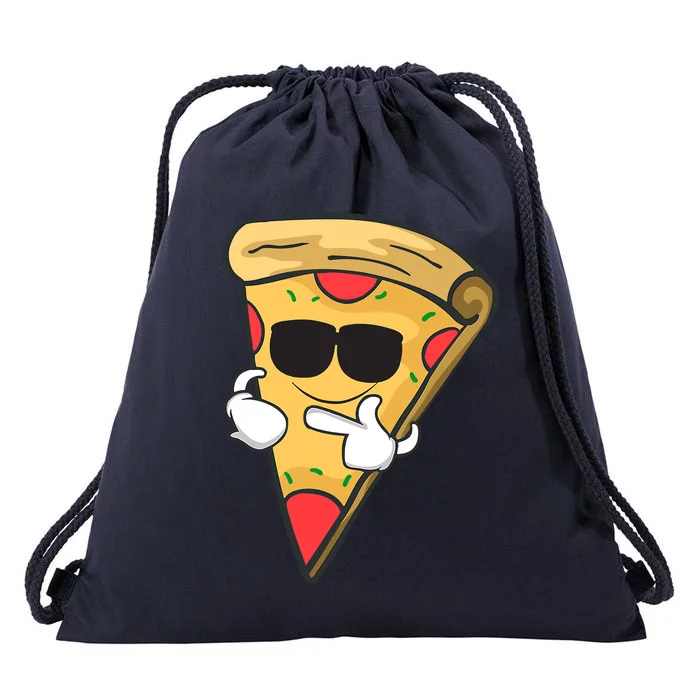 Cool Sunglasses Pizza T Gift Boy Girl Drawstring Bag