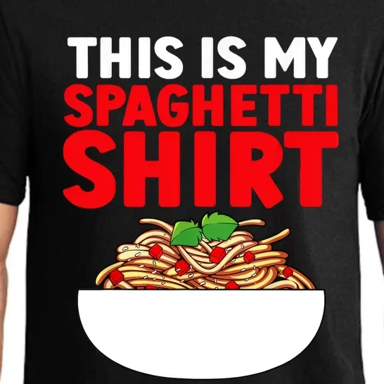 Cute Spaghetti Pasta Spaghetti Lover Pajama Set