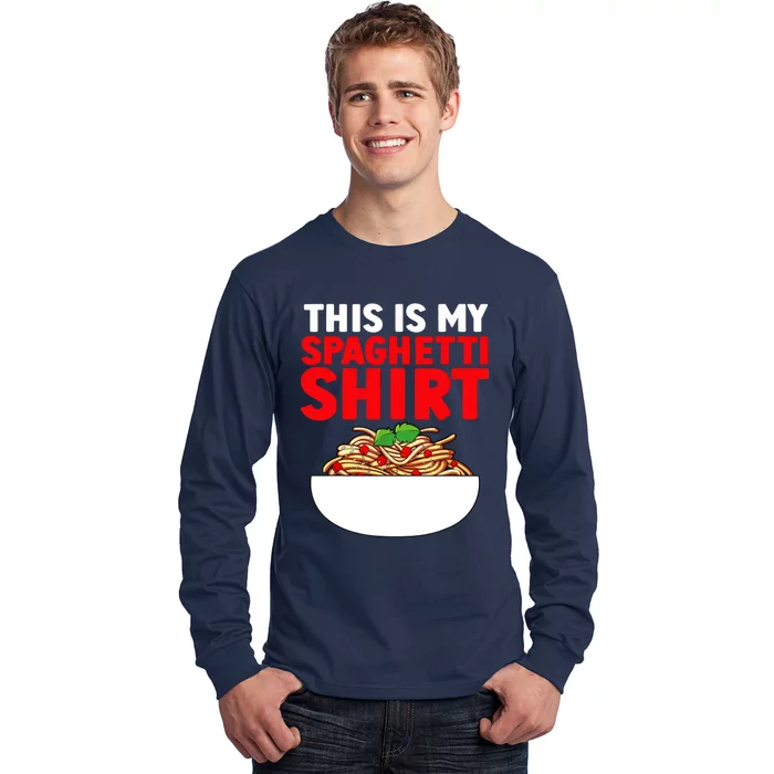 Cute Spaghetti Pasta Spaghetti Lover Long Sleeve Shirt