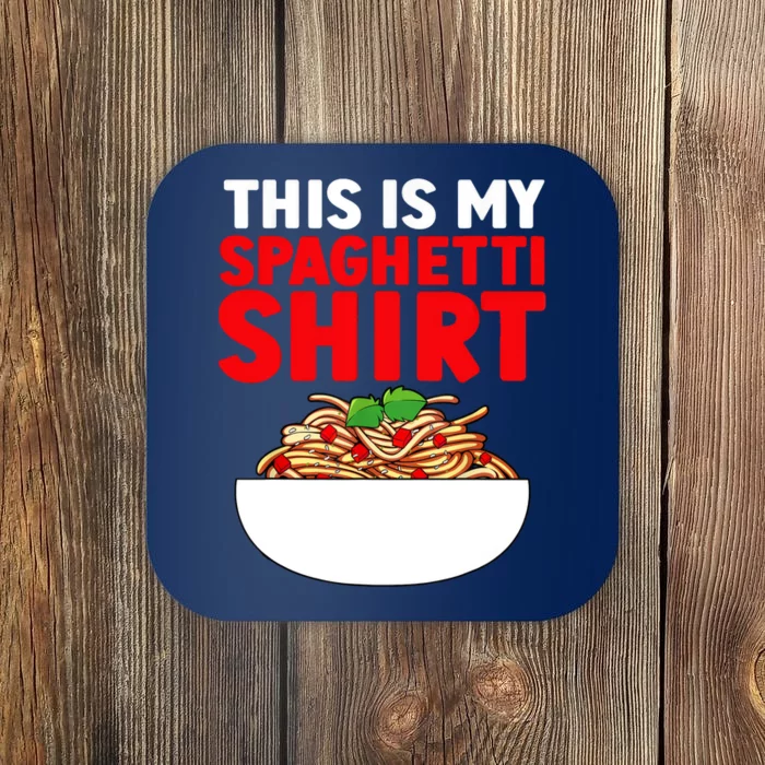 Cute Spaghetti Pasta Spaghetti Lover Coaster