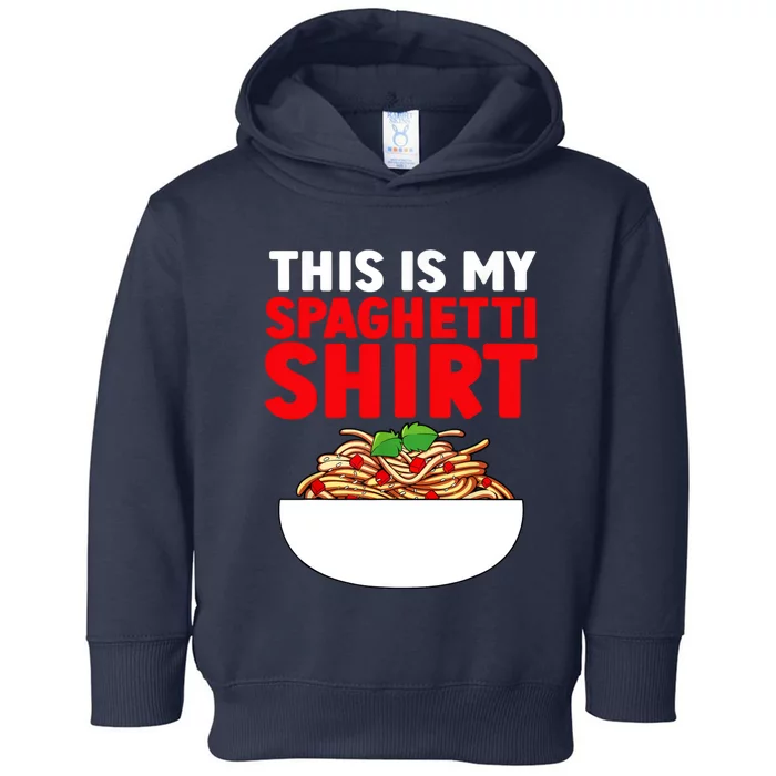 Cute Spaghetti Pasta Spaghetti Lover Toddler Hoodie