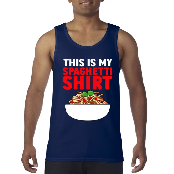 Cute Spaghetti Pasta Spaghetti Lover Tank Top