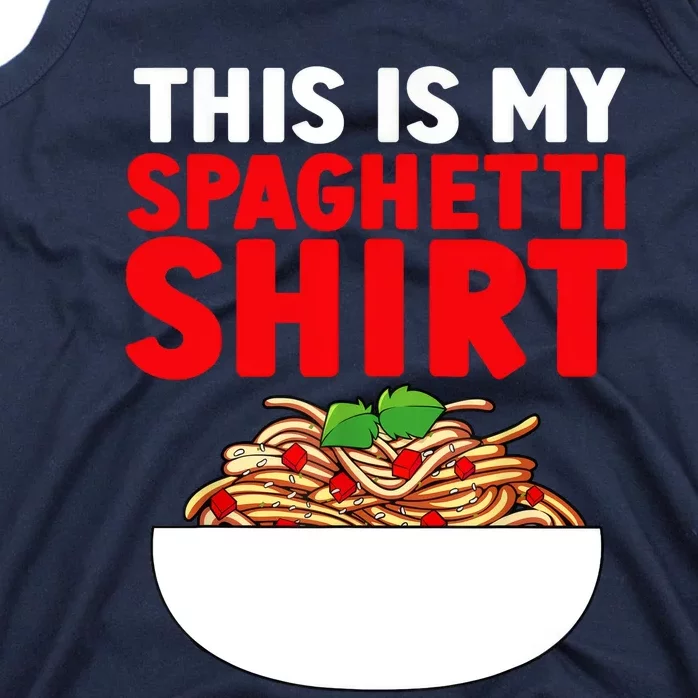 Cute Spaghetti Pasta Spaghetti Lover Tank Top