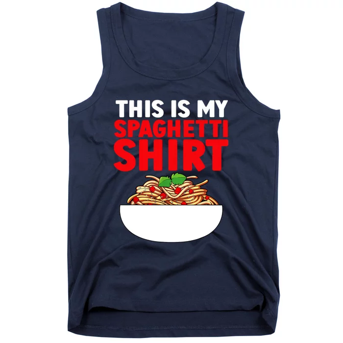 Cute Spaghetti Pasta Spaghetti Lover Tank Top