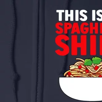 Cute Spaghetti Pasta Spaghetti Lover Full Zip Hoodie