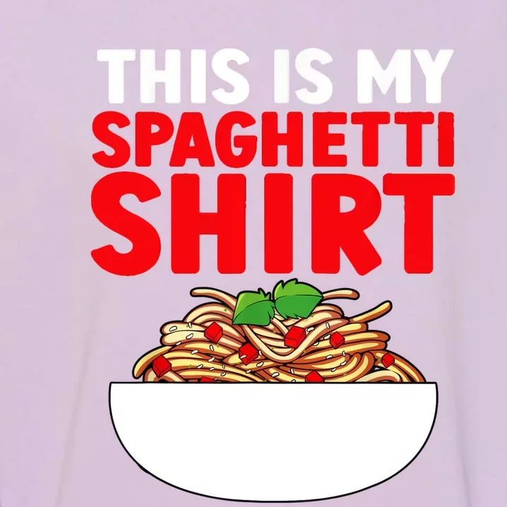 Cute Spaghetti Pasta Spaghetti Lover Garment-Dyed Sweatshirt