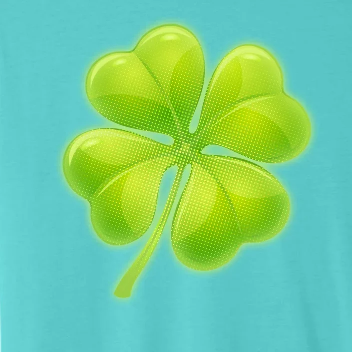 Cute St Patricks Day Lucky Glowing Shamrock Clover ChromaSoft Performance T-Shirt