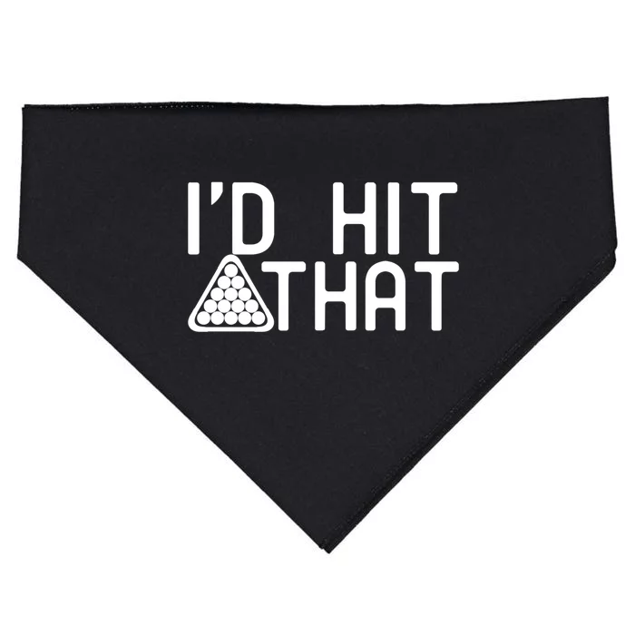 Cue Sports Queue 8 Ball Saying Pool Billiard Gift USA-Made Doggie Bandana