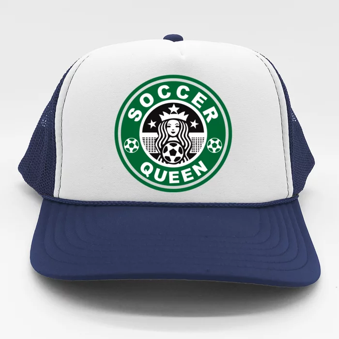 Cool Soccer Queen Trucker Hat