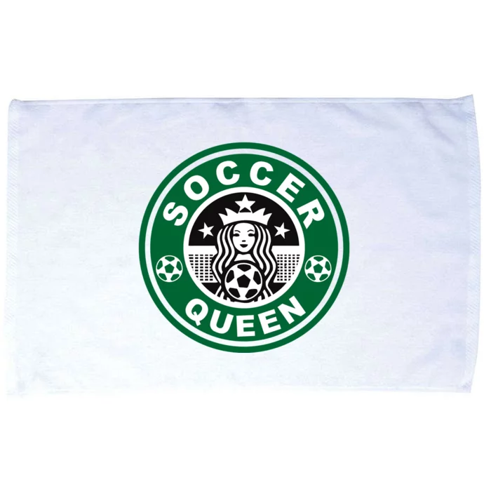 Cool Soccer Queen Microfiber Hand Towel