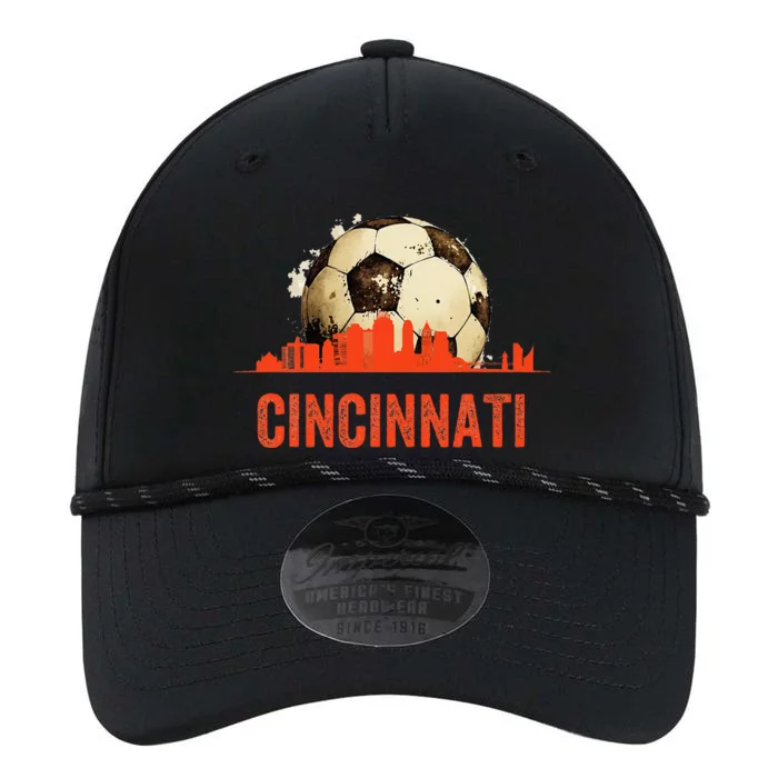 Cincinnati Soccer Queen City Skyline Futbol Fan Performance The Dyno Cap