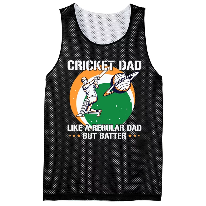 Cricket Sport Quote For An Indian Cricket Dad Mesh Reversible Basketball Jersey Tank