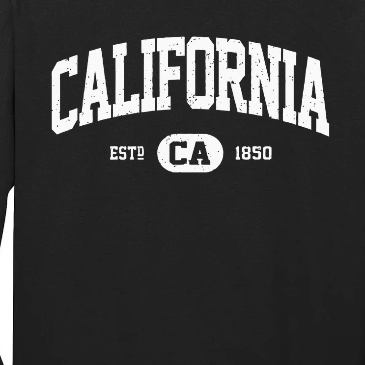 California Swea Retro Vintage California Hoodie Gifts Tall Long Sleeve T-Shirt