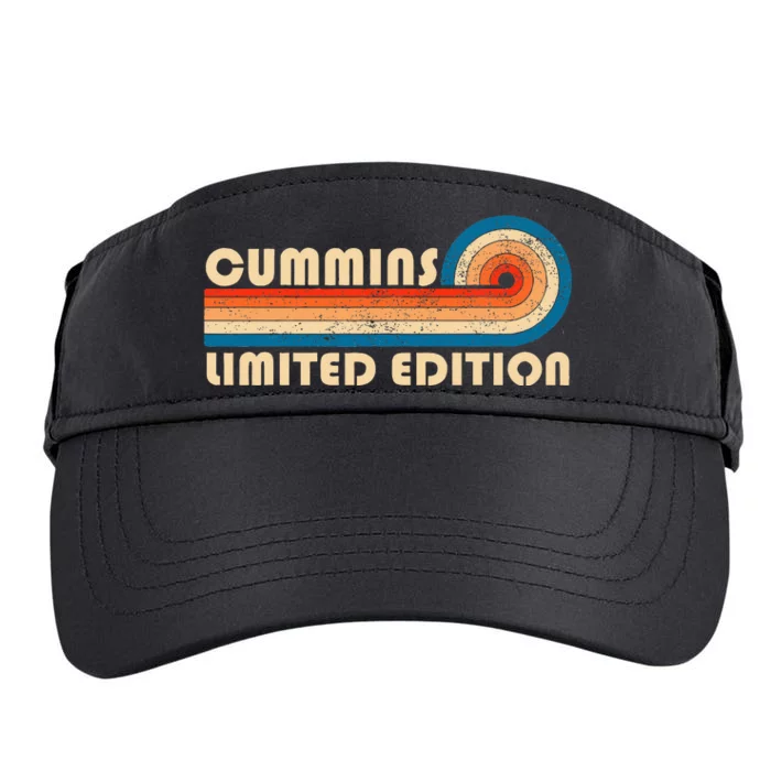 Cummins Surname Retro Adult Drive Performance Visor