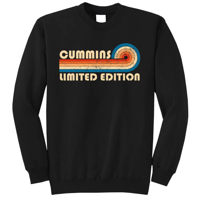 Cummins Surname Retro Tall Sweatshirt