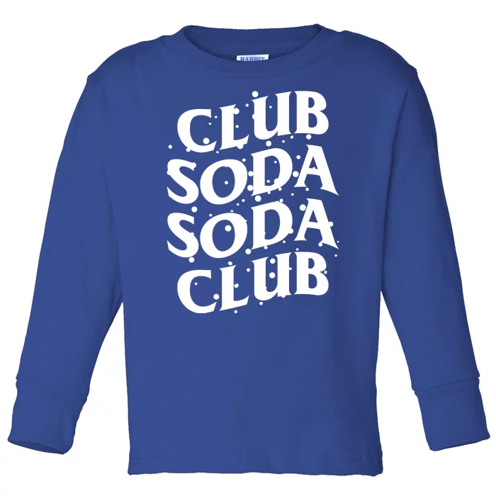 Club Soda Retro Toddler Long Sleeve Shirt