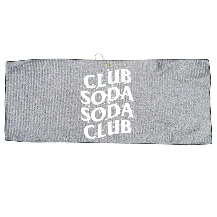 Club Soda Retro Large Microfiber Waffle Golf Towel