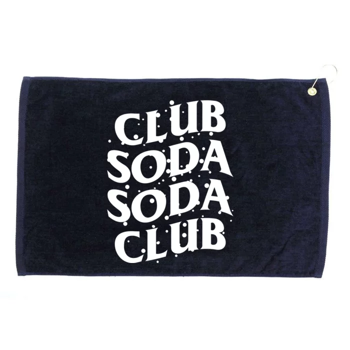 Club Soda Retro Grommeted Golf Towel