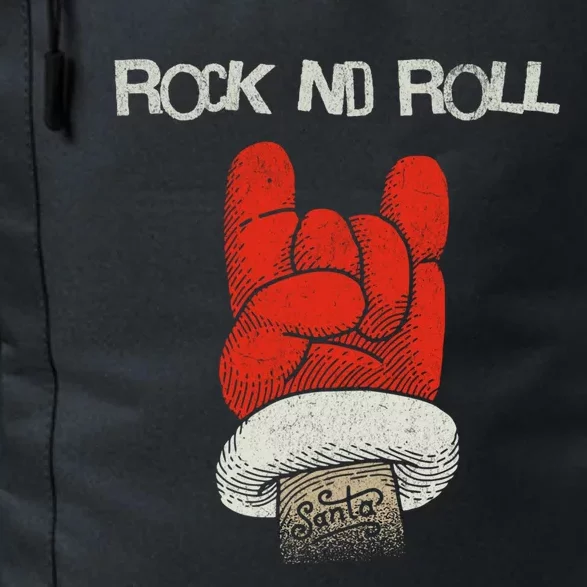 Christmas Santa Rock Nd Roll Music Lovers Christmas Costume Gift Daily Commute Backpack