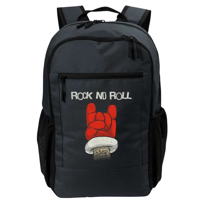 Christmas Santa Rock Nd Roll Music Lovers Christmas Costume Gift Daily Commute Backpack