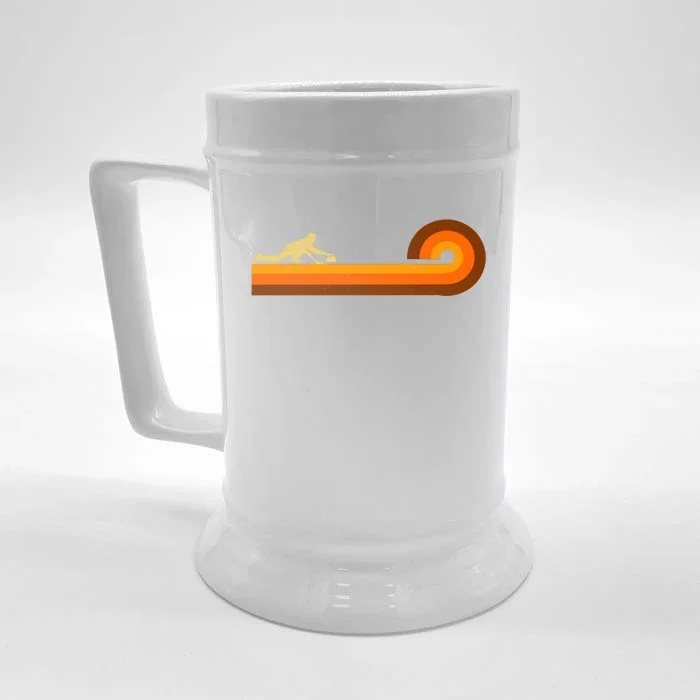 Curl Sport Retro Vintage Sunset Front & Back Beer Stein