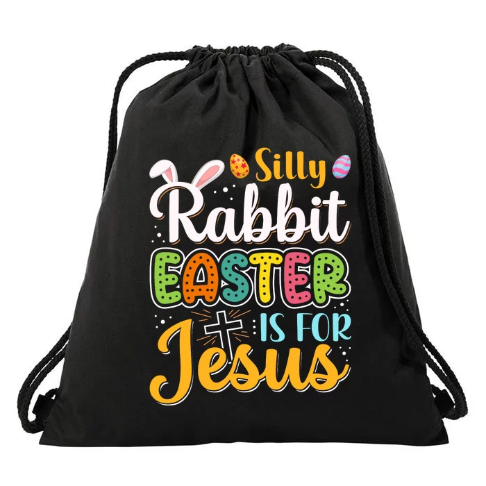 Christian Silly Rabbit Easter For Jesus Men Boys Teen Drawstring Bag