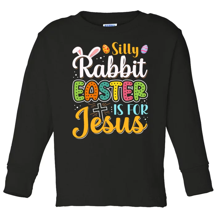 Christian Silly Rabbit Easter For Jesus Men Boys Teen Toddler Long Sleeve Shirt