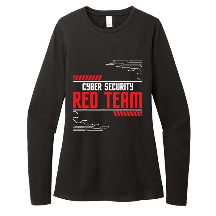 Cyber Security Red Team Computer Engineer Hacker Hacking Womens CVC Long Sleeve Shirt